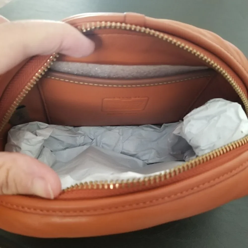 NWOT Coach Quilted Camera Bag